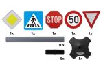 Jamara 460257 Zubehör für schaukelndes/fahrbares Spielzeug Spielzeugverkehrszeichen-Set