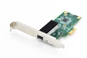 Digitus Single Port Gigabit Ethernet Netzwerkkarte, SFP, PCI Express, Intel Chipsatz