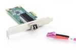 Digitus Single Port Gigabit Ethernet Netzwerkkarte, SFP, PCI Express, Intel Chipsatz
