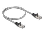 DELOCK RJ45 Kabel Cat.6A U/FTP mit Metallmantel 0,5 m