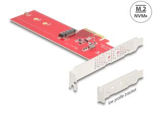 DELOCK PCI Express 5.0 x4 Karte > 1x intern NVMe M.2 Key M