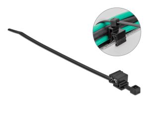DELOCK Kabelbinder Befestigungsclip L 200x4,8mm 50 Stück SW