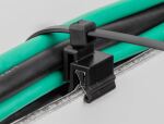 DELOCK Kabelbinder Befestigungsclip L 200x4,8mm 50 Stück SW