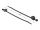 DELOCK Kabelbinder Befestigungsclip L 200x4,8mm 50 Stück SW