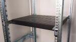 Equip Variabler Fachboden 19, 1HE, 350mm, Schwarz