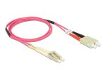 DELOCK LWL Patchkabel LC -> SC 1.00m Multimode Duplex OM4