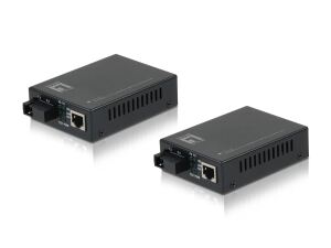 LevelOne FVT-2202 Netzwerk Medienkonverter 100 Mbit/s Schwarz
