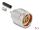 DeLOCK N Stecker zum Crimpen RG-174 / RG-316 mit passendem Schrumpfschlauch