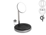 DELOCK Wireless Charger 2 in 1 5 W/7,5 W/10 W/15 W - Qi