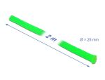 DELOCK Geflechtschlauch dehnbar 2 m x 25 mm grün