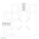 Neomounts FPMA-VESA200 VESA-Adapter 22-42"