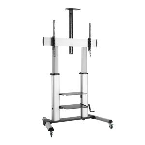 Logilink TV-Ständer Rollen höhenverstellbar,60-100",max100kg (Speditionsversand)