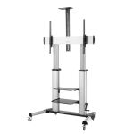 Logilink TV-Ständer Rollen höhenverstellbar,60-100",max100kg (Speditionsversand)