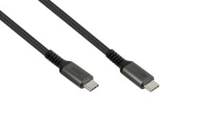 Alcasa 2240-CCT005A USB Kabel USB 2.0 2 m USB C 240 W Schwarz
