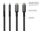 Alcasa 2240-CCT005A USB Kabel USB 2.0 2 m USB C 240 W Schwarz