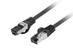 Lanberg PCF8-10CU-0050-BK Netzwerkkabel Schwarz 0,5 m Cat8.1 S/FTP (S-STP)