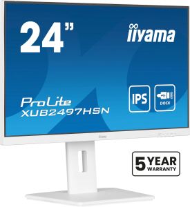 iiyama ProLite XUB2497HSN 23.8" 16:9 Full HD IPS Display weiß
