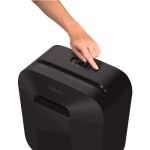 Fellowes Powershred LX25M Aktenvernichter Partikelschnitt-Zerkleinerung Schwarz