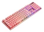 Deltaco Gaming GAM-021-RGB-P-DE Tastatur USB QWERTZ Deutsch Pink