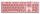 Deltaco Gaming GAM-021-RGB-P-DE Tastatur USB QWERTZ Deutsch Pink