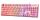 Deltaco Gaming GAM-021-RGB-P-DE Tastatur USB QWERTZ Deutsch Pink