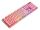Deltaco Gaming GAM-021-RGB-P-DE Tastatur USB QWERTZ Deutsch Pink