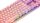 Deltaco Gaming GAM-021-RGB-P-DE Tastatur USB QWERTZ Deutsch Pink