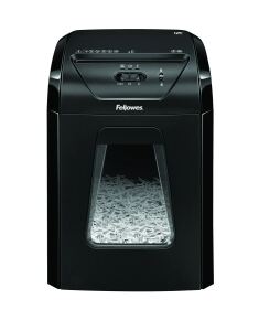 Fellowes Powershred 12C Aktenvernichter Kreuzschreddern 22,5 cm Schwarz