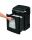 Fellowes Powershred 12C Aktenvernichter Kreuzschreddern 22,5 cm Schwarz