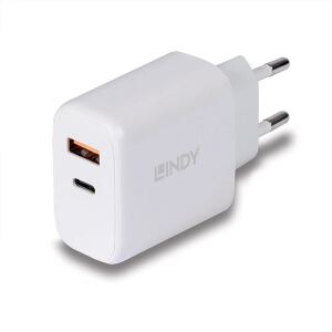 Lindy 73424 Ladegerät für Mobilgeräte Universal Weiß AC Schnellladung Drinnen