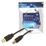 MediaRange MRCS101 USB Kabel 1,8 m USB A USB B Schwarz