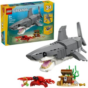 Lego Creator Wilder Hai mit Schatztruhe--31381