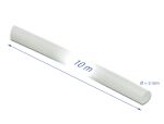 DELOCK Schutzschlauch Glasfasergeflecht 10mx2mm weiß