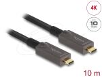 DELOCK Aktives Optisches USB-C Video Daten PD Kabel 10 m