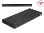 DeLOCK HDMI Matrix Switch 4 x HDMI in zu 2 x HDMI out 4K 60 Hz mit Audio Extraktor
