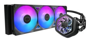 Cooler Master MasterLiquid Atmos II 360 VRM Fan Black Prozessor Flüssigkeitskühlung 12 cm Schwarz 1 Stück(e)