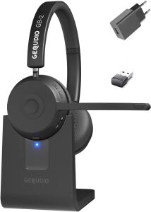 Gequdio Bluetooth Headset GB-2 mit Ladestation,USB,Netzteil