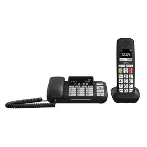 Gigaset DL780 Plus Analoges/DECT-Telefon Anrufer-Identifikation Schwarz