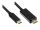 Alcasa GC-M0100 Videokabel-Adapter 1 m HDMI Typ A (Standard) USB Typ-C Schwarz