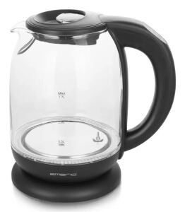 Emerio WK-119255.5 Wasserkocher 1,7 l 2200 W Schwarz, Transparent