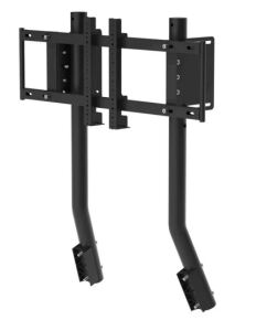 Oplite OP-SMS-GTRESB Flachbildschirm-Tischhalterung 144,8 cm (57") Stange Schwarz
