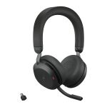 Jabra Evolve2 75 Kopfhörer Kabellos Kopfband Büro/Callcenter Bluetooth Schwarz
