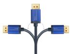 Alcasa 4860-SF030B Videokabel-Adapter 3 m DisplayPort HDMI Schwarz, Blau