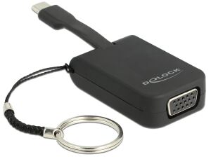 DELOCK Adapter USB C -> VGA (DP Alt Mode) Schlüsselanhänger
