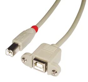Lindy 31800 USB Kabel 0,5 m USB B 0,48 Gbit/s Grau