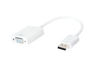 LogiLink CV0059B Videokabel-Adapter VGA (D-Sub) DisplayPort Weiß