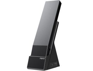 Fanvil H603W WLAN-Hoteltelefon, SIP, Wi-Fi 6, Akku, Ladestation, Schwarz