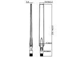 DeLOCK 88899 Netzwerk-Antenne Omnidirektionale Antenne RP-SMA 7 dBi