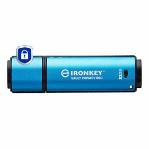 Kingston Technology IronKey 32GB USB-C Vault Privacy 50C AES-256 verschlüsselter, FIPS 197