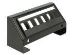 DELOCK Keystone Halterung 6 Keystone Ports Multimedia schwar
